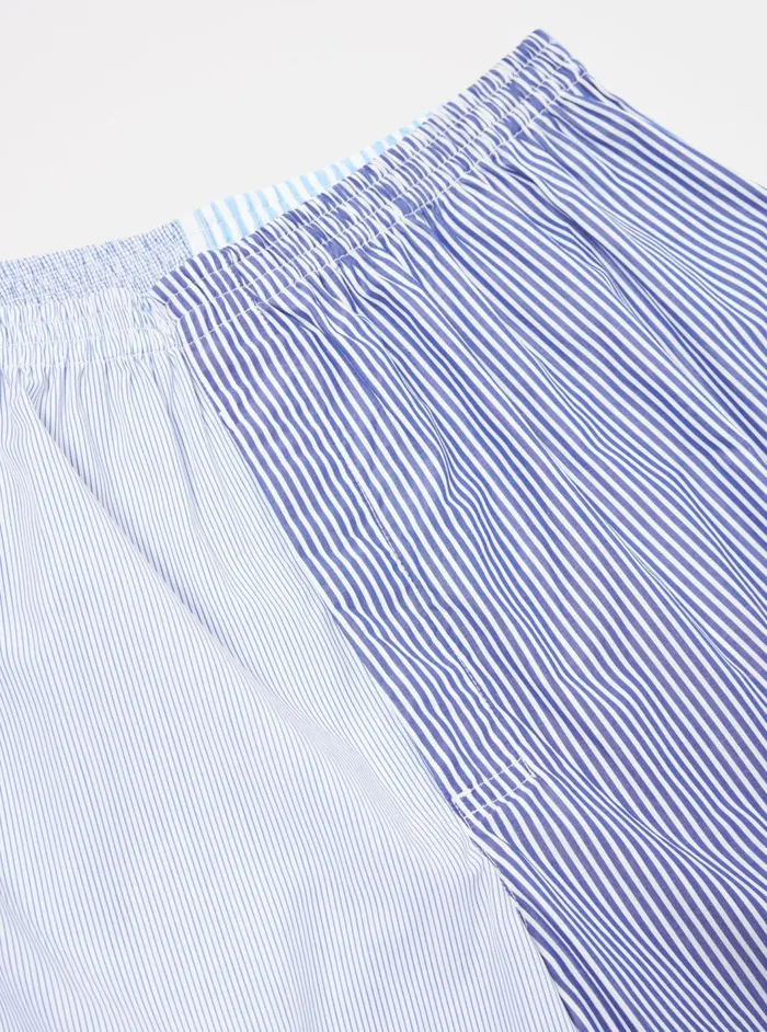 Boxer Short In Blue Classic Mix Men Universal Works Underwear