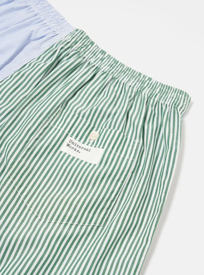 Boxer Short In Blue Classic Mix Men Universal Works Underwear