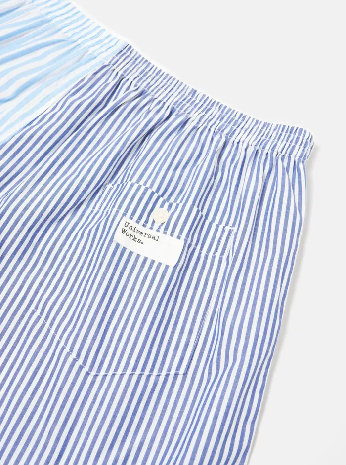 Boxer Short In Blue Classic Mix Men Universal Works Underwear