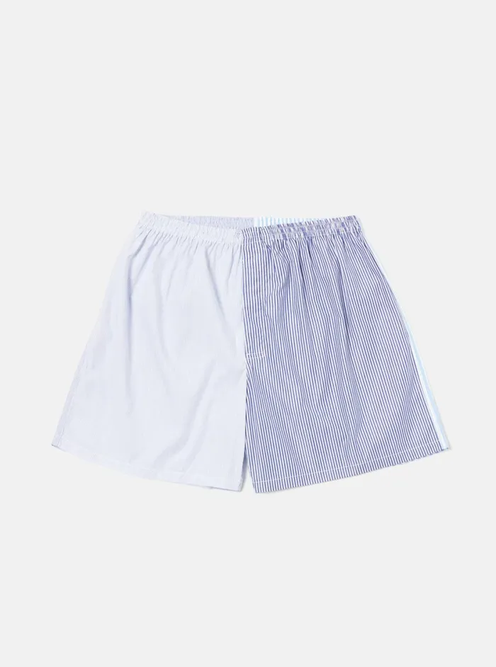 Boxer Short In Blue Classic Mix Men Universal Works Underwear