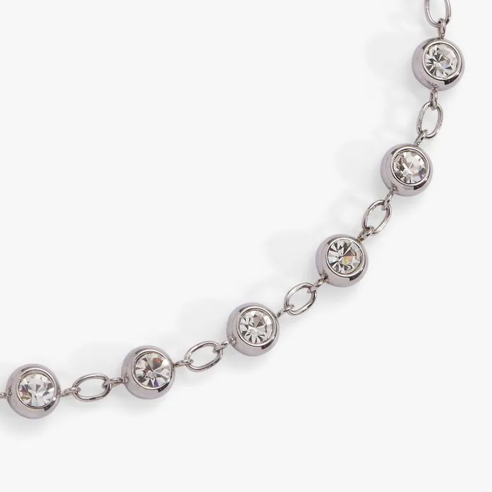 Bracelets Women Alex And Ani Crystal Pebble Chain Bracelet Stainless Steel Gold