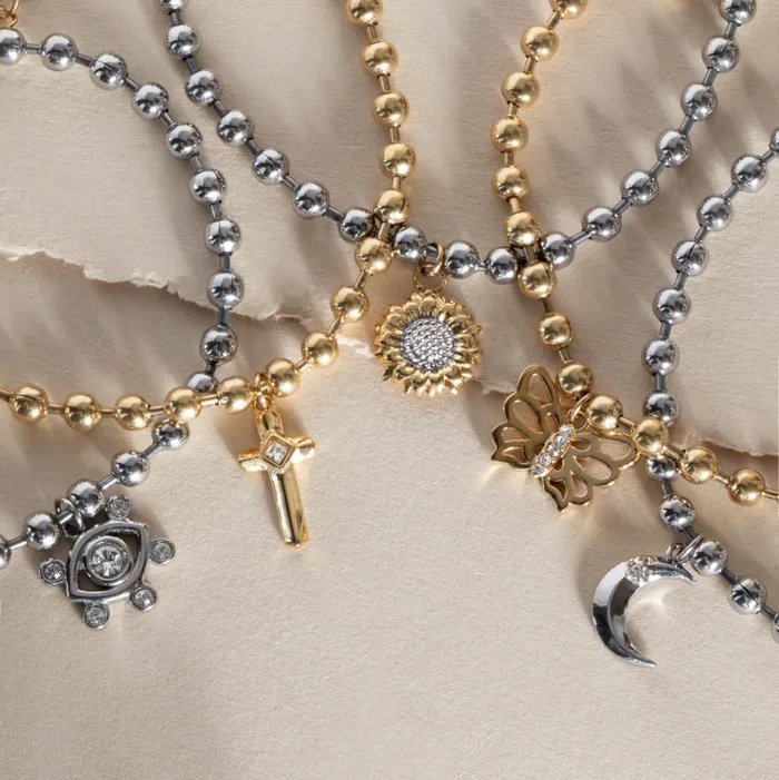 Bracelets Women Alex And Ani Evil Eye Ball Chain Bracelet Stainless Steel Gold