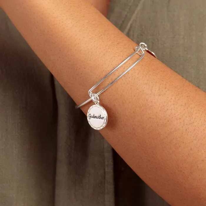 Bracelets Women Alex And Ani Godmother 039My Guardian Angel039 Charm Bangle Antique Gold