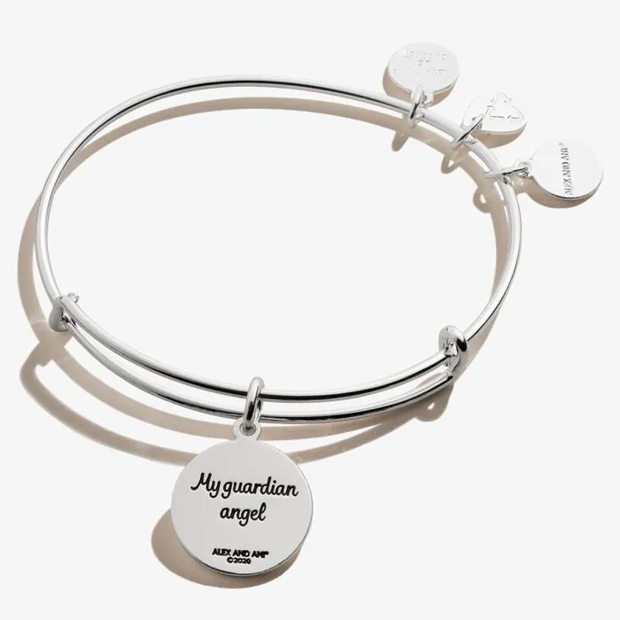 Bracelets Women Alex And Ani Godmother 039My Guardian Angel039 Charm Bangle Antique Gold