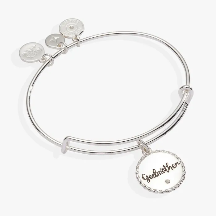 Bracelets Women Alex And Ani Godmother Charm Bangle Gold