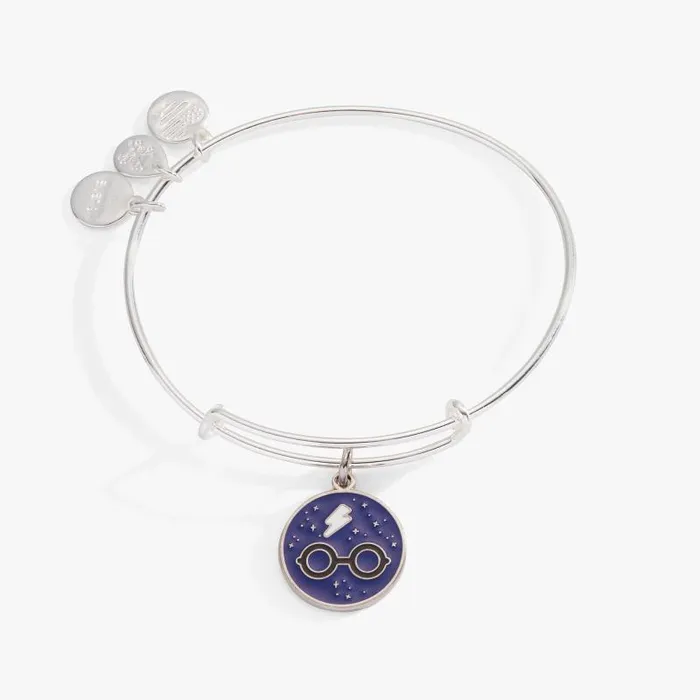 Bracelets Women Alex And Ani Harry Potter Lightning Bolt Glasses Charm Bangle Bracelet Shiny Silver Bracelets Women Alex And Ani Harry Potter Lightning Bolt Glasses Charm Bangle Bracelet Shiny Silver