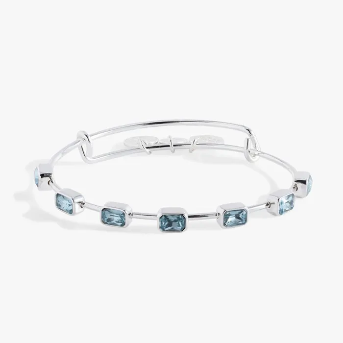 Bracelets Women Alex And Ani March Birthstone Emerald Cut Bangle Gold