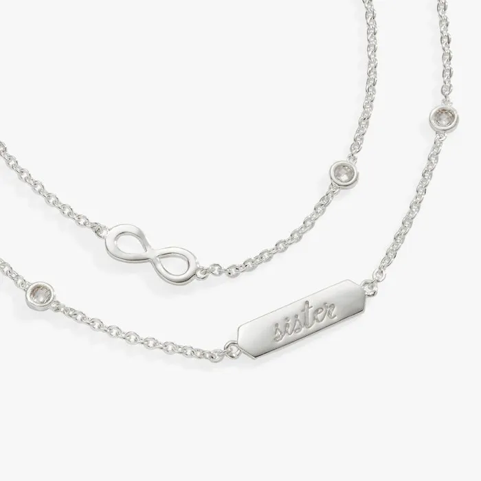 Bracelets Women Alex And Ani Sister039 Infinity Chain Bracelet Adjustable Silver