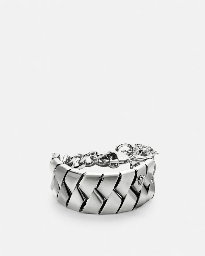 Bracelets WomenMen Versace Bind Bracelet Silver