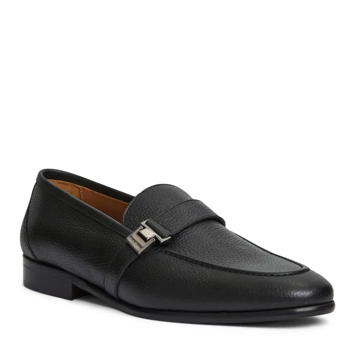 Bruno Magli Arlo Slip On Side Bit Loafer Black Leather Men Loafers and Slipons Bruno Magli Arlo Slip On Side Bit Loafer Black Leather Men Loafers and Slipons