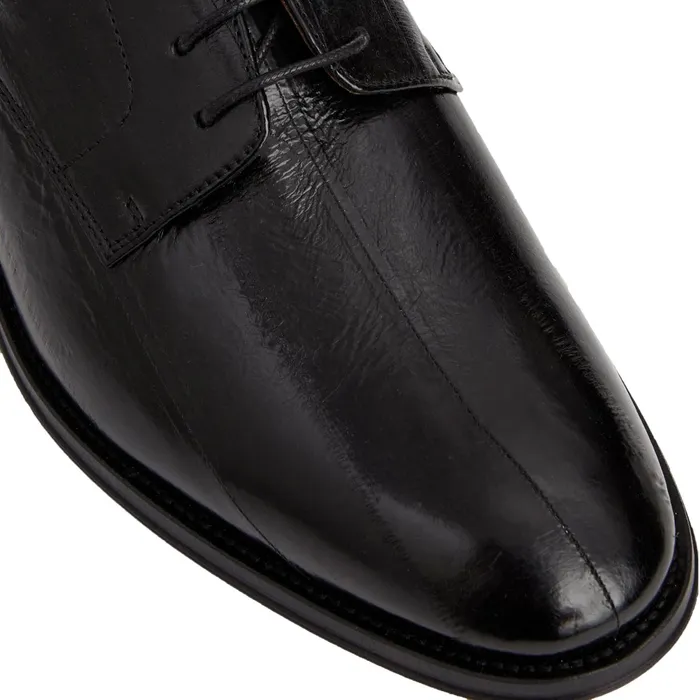 Bruno Magli Asti Traditional Dress DerbyBlack EEL Men Dress Shoes