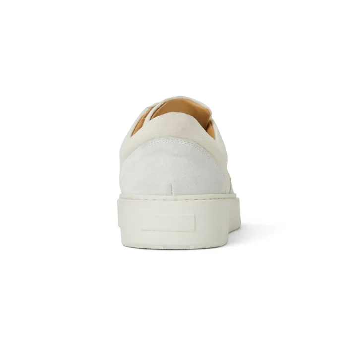 Bruno Magli Darian Sneaker Off White Canvas Men Casual Shoes
