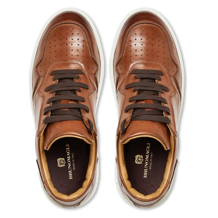 Bruno Magli Dezi Cup Sole SneakerCognac Men Sneakers