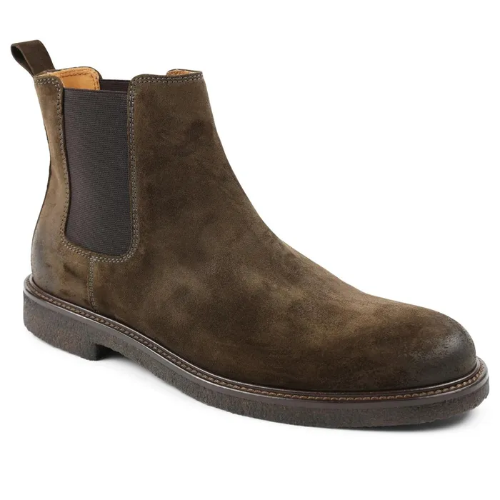 Bruno Magli Gasol TwinGore Chelsea Boot 8211 Dark Brown Men Boots
