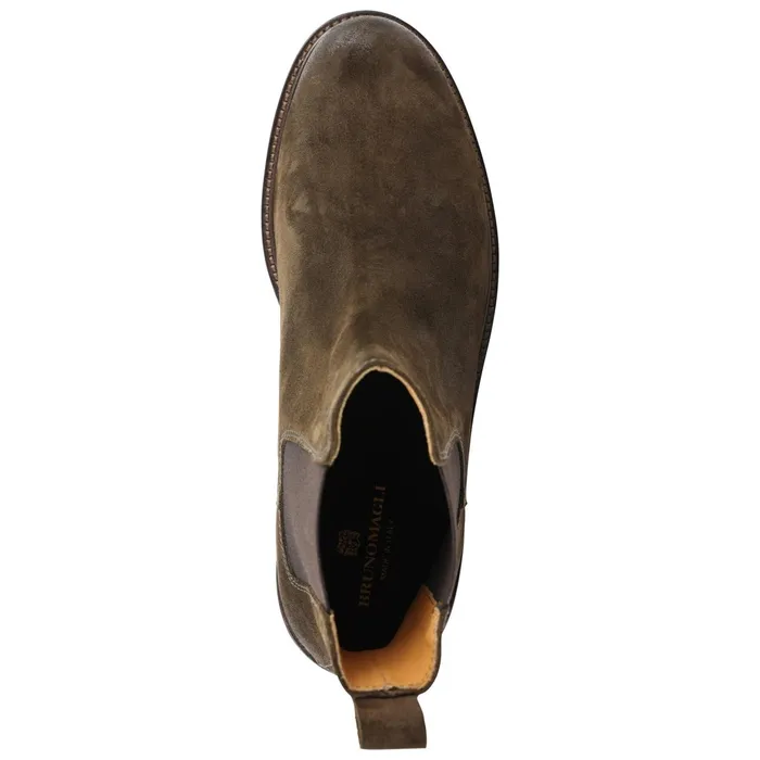 Bruno Magli Gasol TwinGore Chelsea Boot 8211 Dark Brown Men Boots