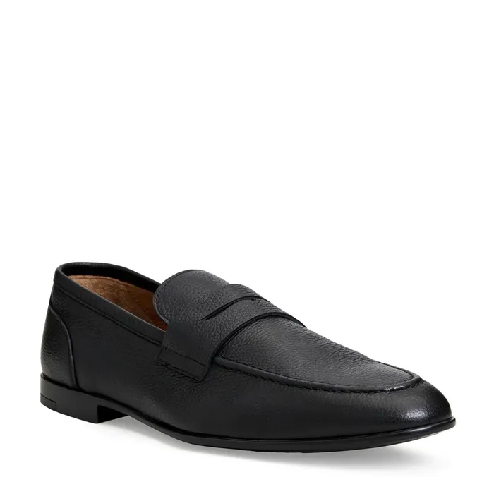 Bruno Magli LASTRA SLIPON LEATHER LOAFERBLACK Men Casual Shoes