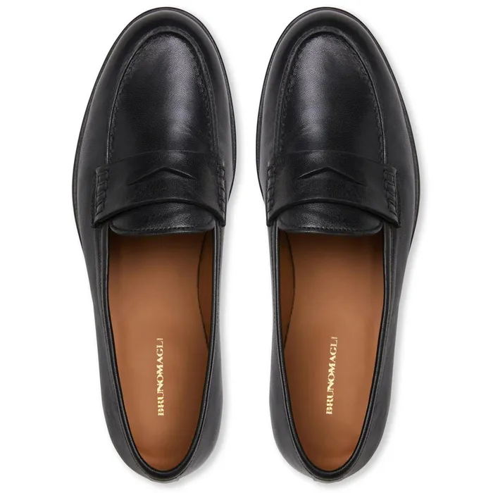 Bruno Magli LIXIA Loafer BLACK Women Flats and Loafers