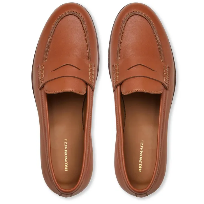 Bruno Magli LIXIA Loafer COGNAC Women Flats and Loafers