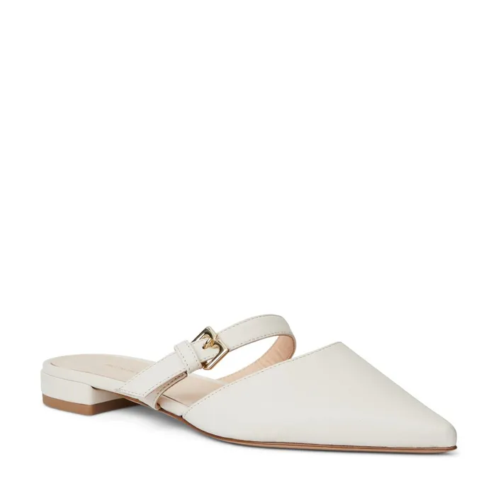Bruno Magli PASHA Mule BONE Women Flats and Loafers