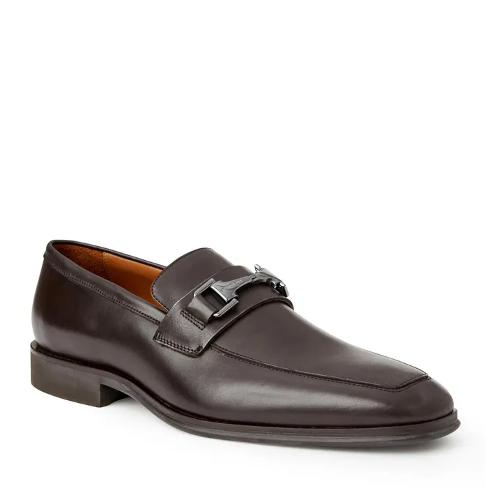 Bruno Magli Raging Bit Leather LoaferBrown Men Loafers and Slipons