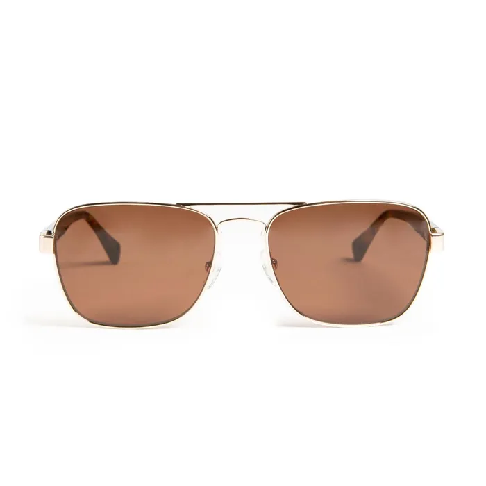 Bruno Magli Sole Aviator Sunglasses 8211 Gold Men Sunglasses