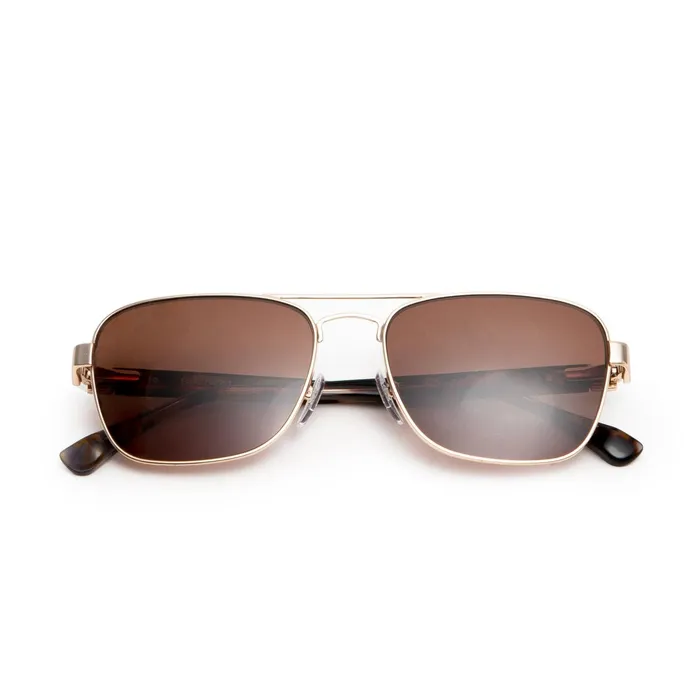 Bruno Magli Sole Aviator Sunglasses 8211 Gold Men Sunglasses