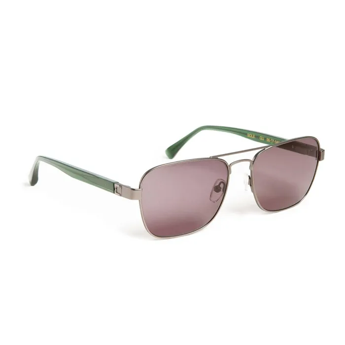Bruno Magli Sole Aviator Sunglasses 8211 Gunmetal Women Sunglasses