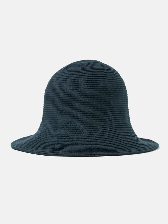 Cableami Cotton Braid Tulip Hat In NavyIndigo Boro Cotton Men Universal Works Hats Cableami Cotton Braid Tulip Hat In NavyIndigo Boro Cotton Men Universal Works Hats