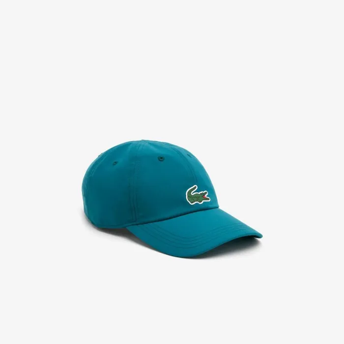 Caps and Hats Men Lacoste Mens SPORT X Novak Djokovic Microfiber Cap Green W1z