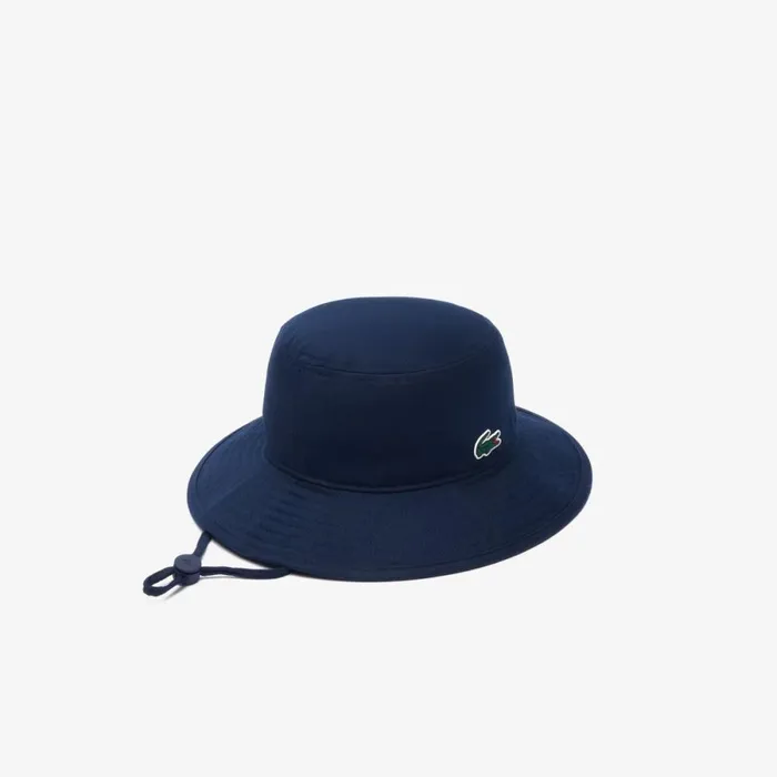 Caps and Hats MenWomen Lacoste Unisex Miami Open Edition Sport Bucket Hat Navy Blue 166
