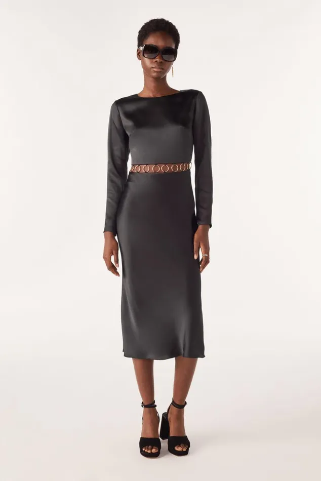 CassandraLongSleeved Dress Clothing Baandsh Dresses