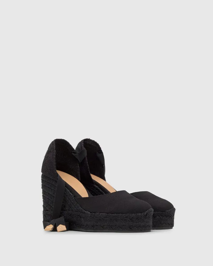 Castaer Carina C8ed001 Negro Women Wedges