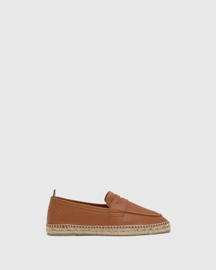 Castaer Nacho104 Cuero Men Flat Shoes
