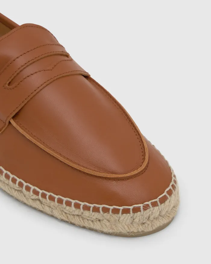 Castaer Nacho104 Cuero Men Flat Shoes