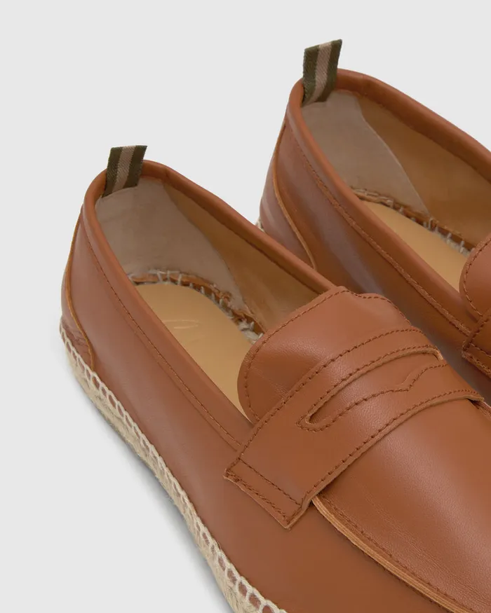 Castaer Nacho104 Cuero Men Flat Shoes