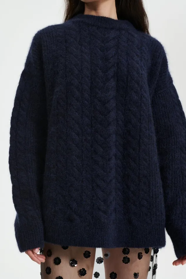 Cecilie Bahnsen Blouses Women ANETTE JUMPER Navy