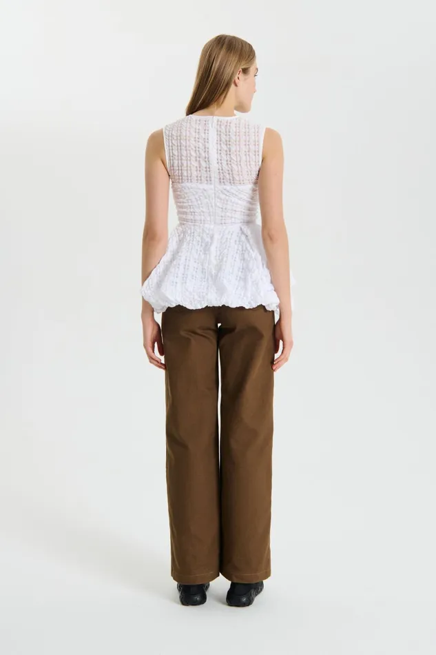 Cecilie Bahnsen Blouses Women GIANNA TOP White