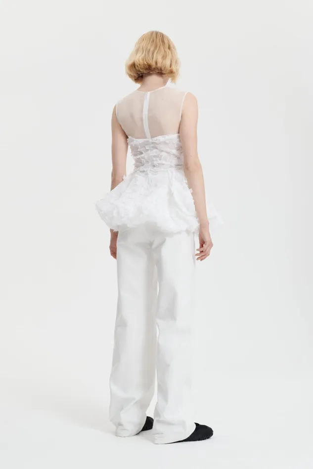 Cecilie Bahnsen Blouses Women GIANNA TOP White