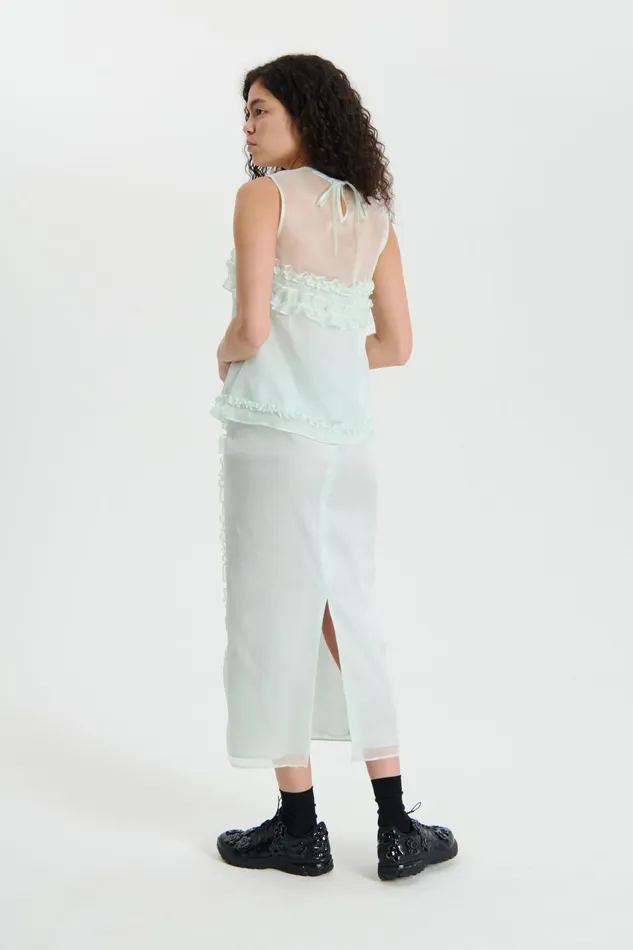 Cecilie Bahnsen Blouses Women ORIETTA TOP Mint