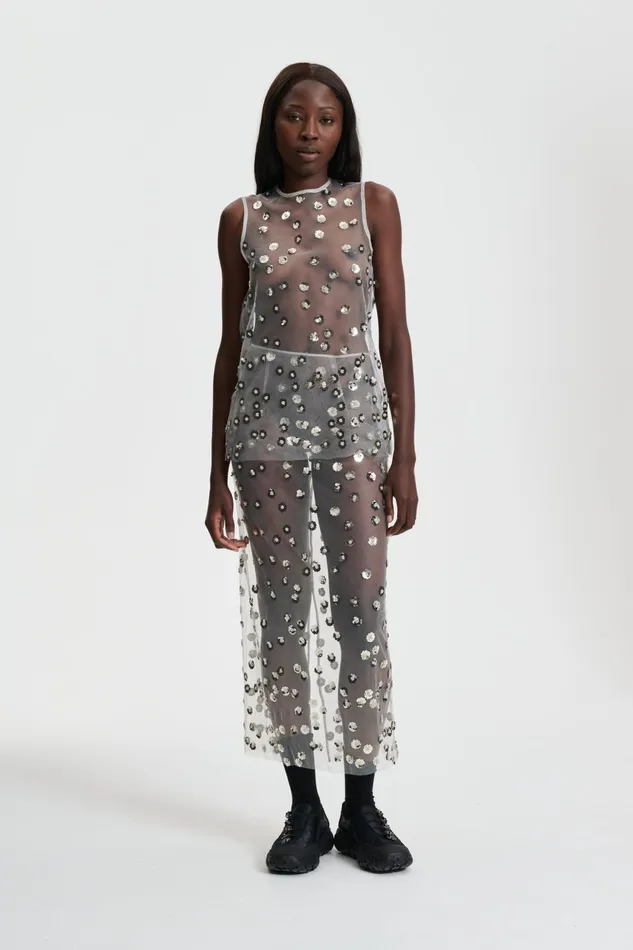 Cecilie Bahnsen Blouses Women UTANIA TOP Clearsilver