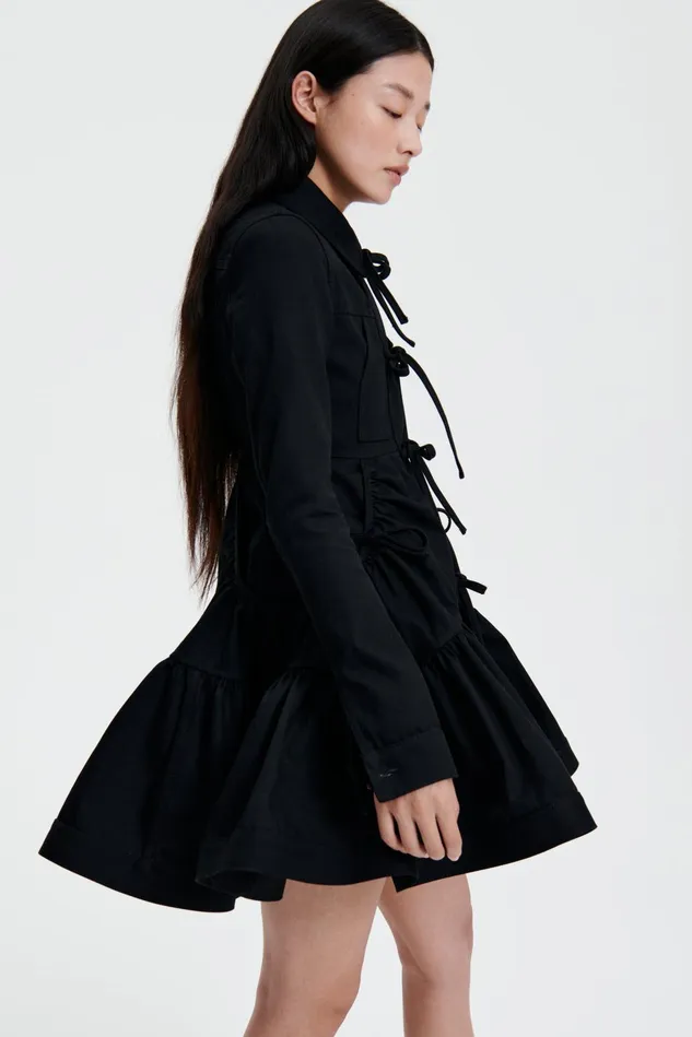 Cecilie Bahnsen Denim Women GILL DRESS Black