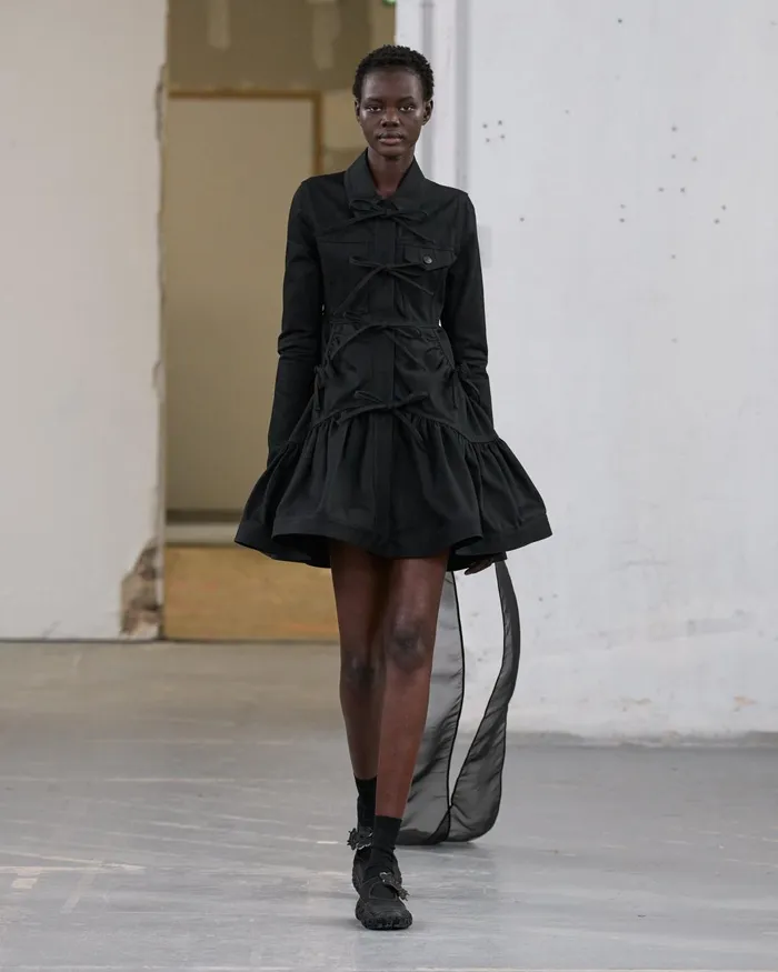 Cecilie Bahnsen Denim Women GILL DRESS Black