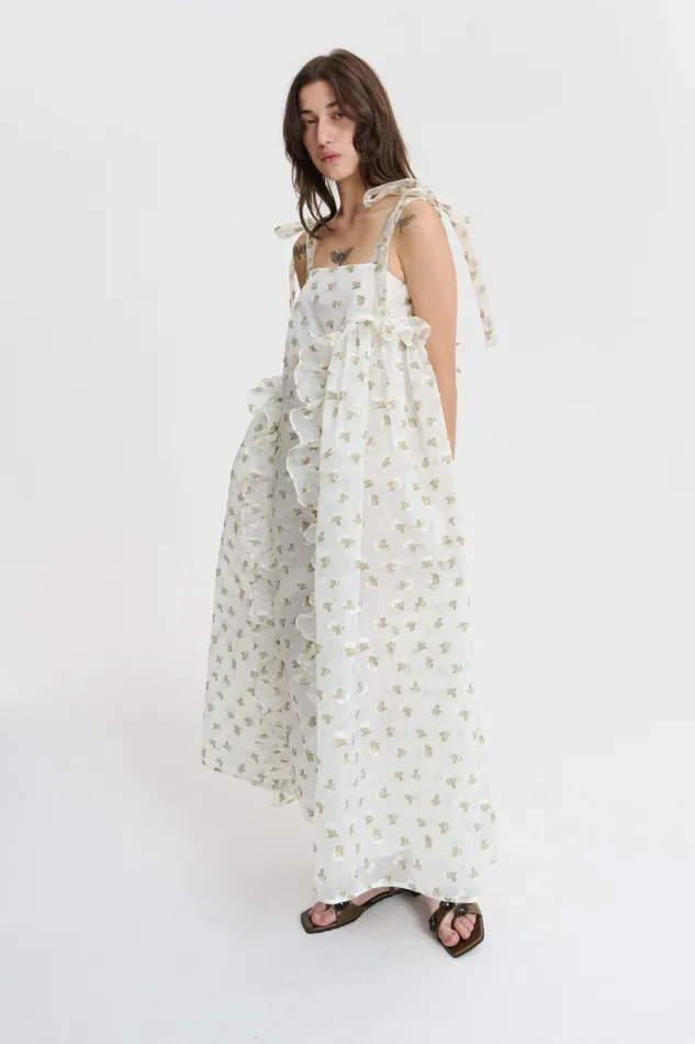 Cecilie Bahnsen Dresses Women ALGA DRESS Whiteolive