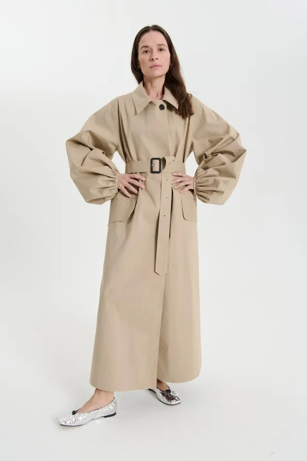 Cecilie Bahnsen Jackets Women OLIVER COAT Sand