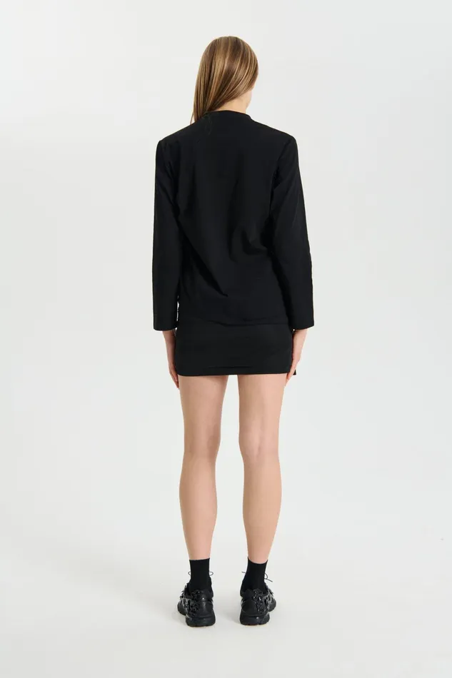 Cecilie Bahnsen Jersey Women OCTOBER TSHIRT Black