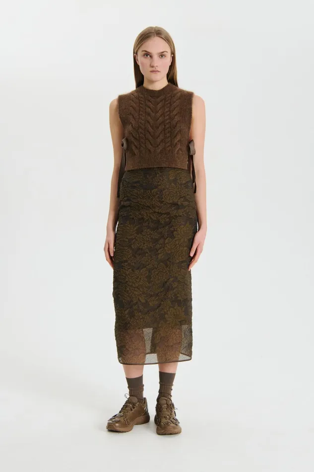 Cecilie Bahnsen Knits Women ALY VEST Brown