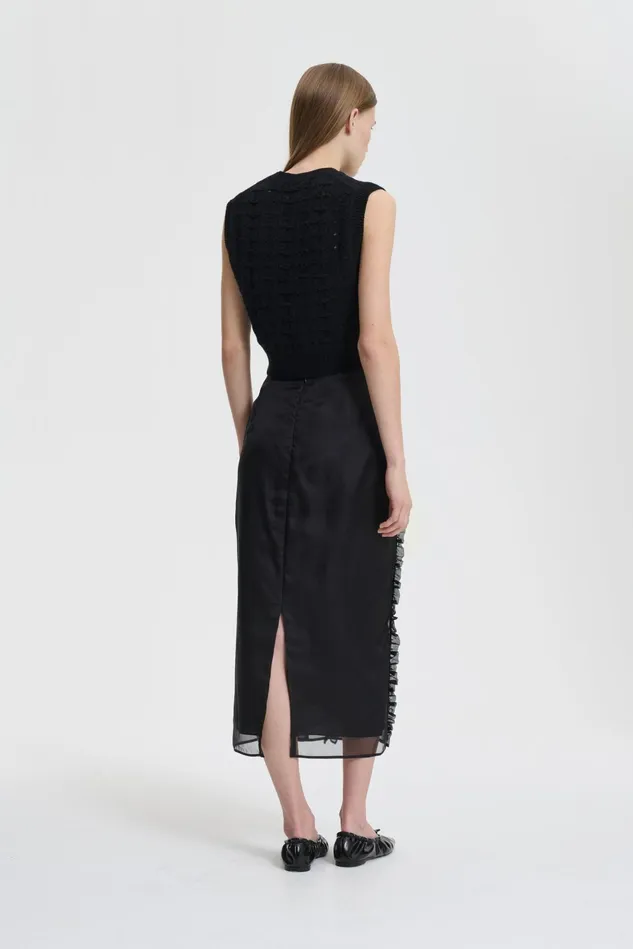 Cecilie Bahnsen Knits Women BRISA VEST Black