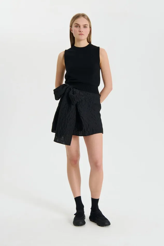 Cecilie Bahnsen Knits Women OLIVIER VEST Black
