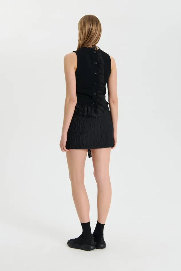 Cecilie Bahnsen Knits Women OLIVIER VEST Black