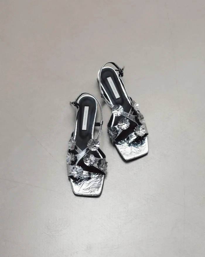 Cecilie Bahnsen Shoes Women ARNA SHOES Silver